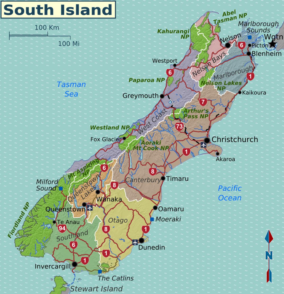 List 98+ Wallpaper Map Of The South Island Of New Zealand Excellent 11/2023