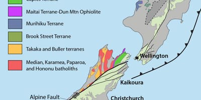 Map of new zealand natural resources