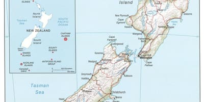 New zealand rivers map