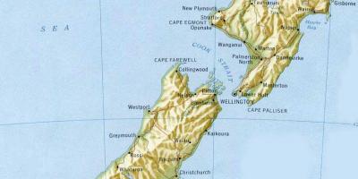 Wellington new zealand on map